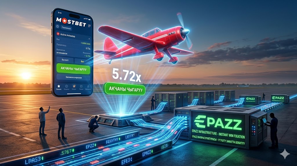Mostbet Aviator оюнунун интерфейси