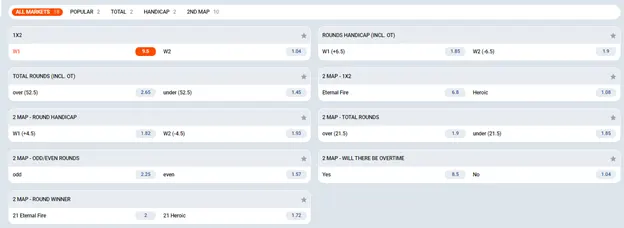 Mostbet киберспортко жогорку лайв-коэффициенттер