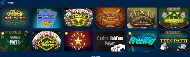 Mostbet покер бөлмөсүндөгү виртуалдык стол